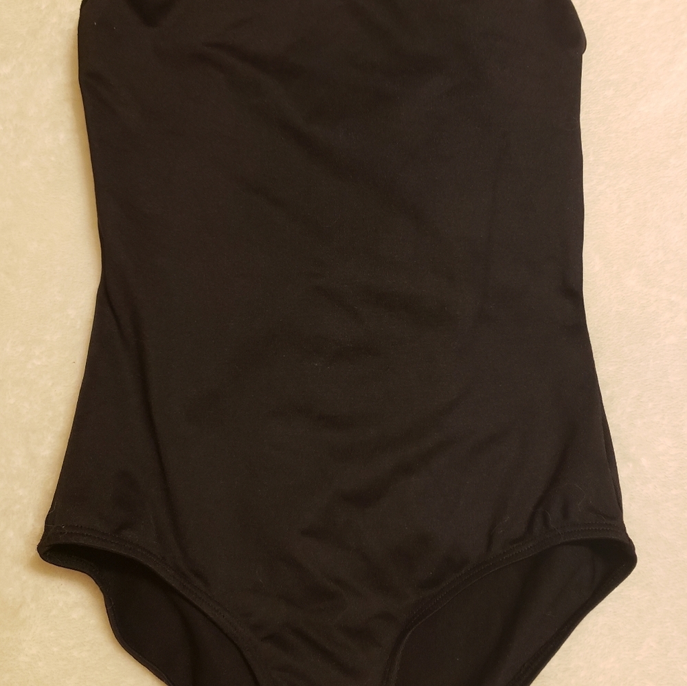 Bloch Black Leotard 6X-7
